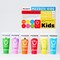 MEEDEN Finger Paints for Kids, Washable Kids Finger Paint Non Toxic Finger Painting Set for Toddlers 3+ Age Art Painting Supplies Gift for Baby Hand Painting DIY Crafts, 6 Colors, 60ml/Tube